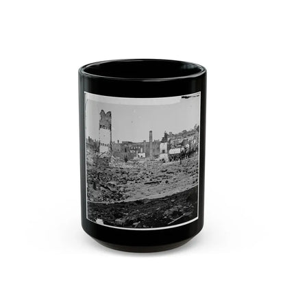 Richmond, Va. Grounds Of The Ruined Arsenal With Scattered Shot And Shell (U.S. Civil War) Black Coffee Mug 15oz - Go Mug Yourself