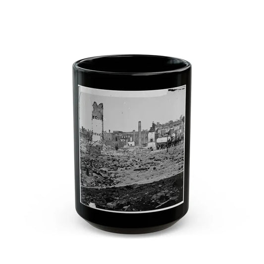 Richmond, Va. Grounds Of The Ruined Arsenal With Scattered Shot And Shell (U.S. Civil War) Black Coffee Mug 15oz - Go Mug Yourself