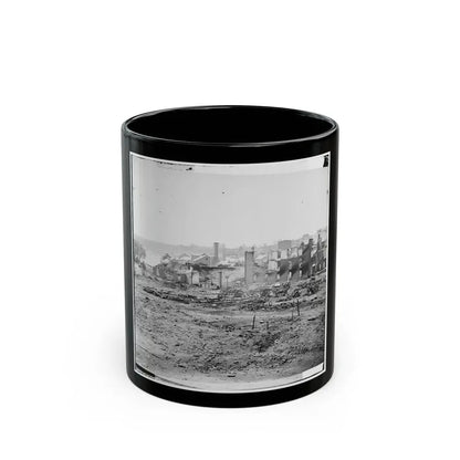 Richmond, Va. Guns And Ruined Buildings Near The Tredegar Iron Works (U.S. Civil War) Black Coffee Mug 11oz - Go Mug Yourself