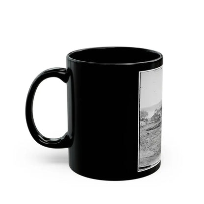Richmond, Va. Guns And Ruined Buildings Near The Tredegar Iron Works (U.S. Civil War) Black Coffee Mug - Go Mug Yourself