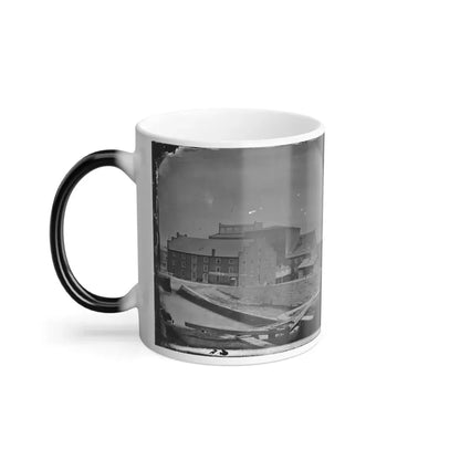 Richmond, Va. Haxall & Crenshaw's Flour Mill; Canal Lock in Foreground (U.S. Civil War) Color Changing Coffee Mug 11oz - Go Mug Yourself