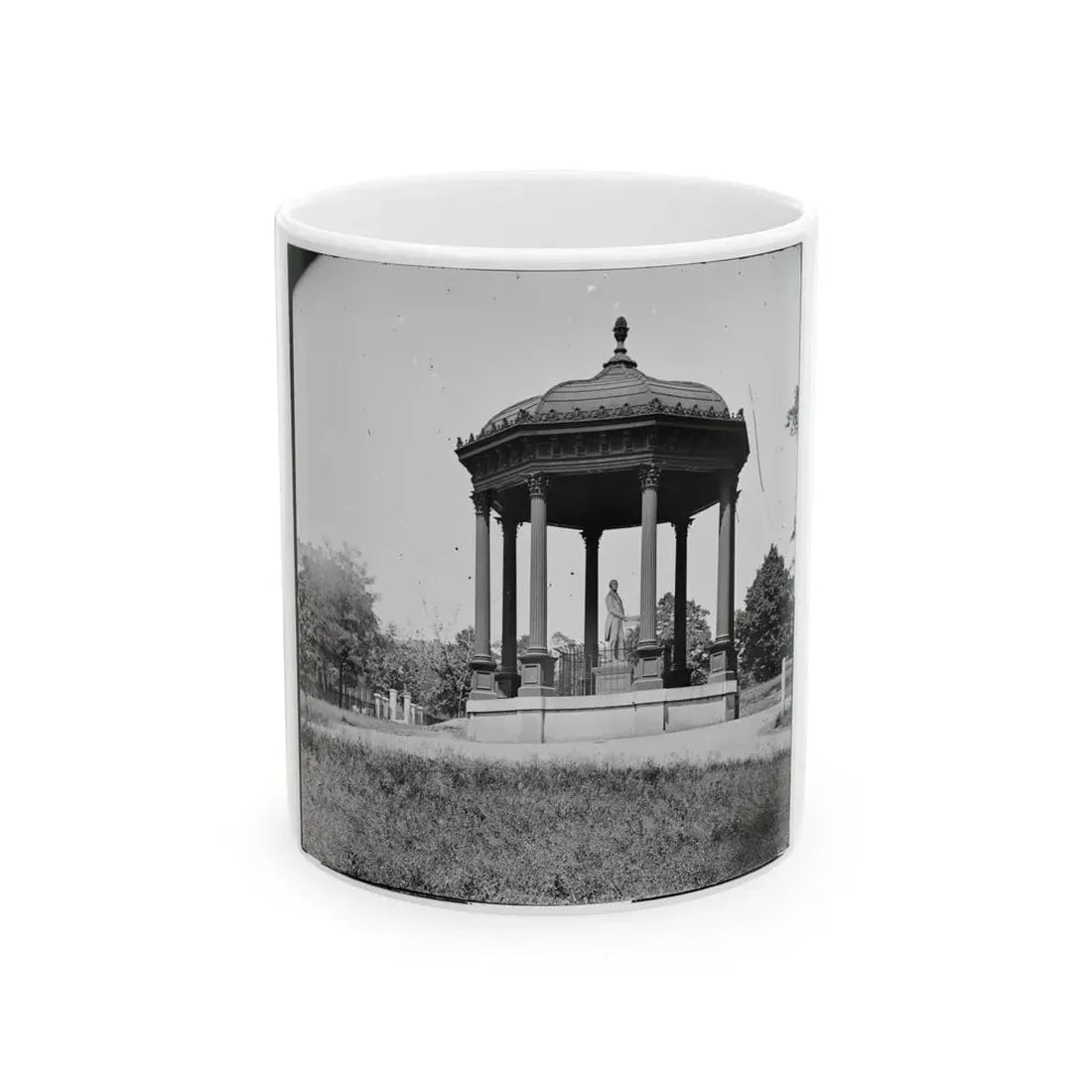 Richmond, Va. Henry Clay Memorial On The Capitol Grounds (U.S. Civil War) White Coffee Mug 11oz - Go Mug Yourself
