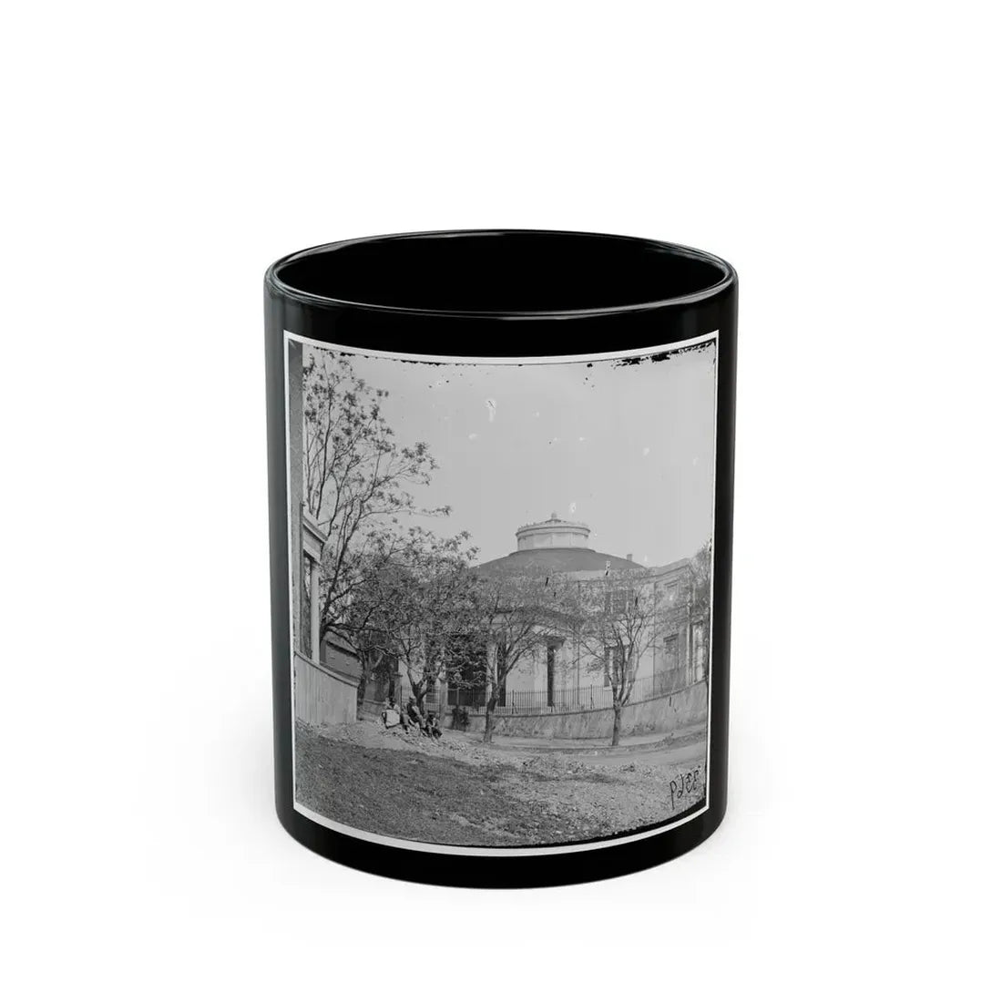 Richmond, Va. Monumental Church (U.S. Civil War) Black Coffee Mug 11oz - Go Mug Yourself