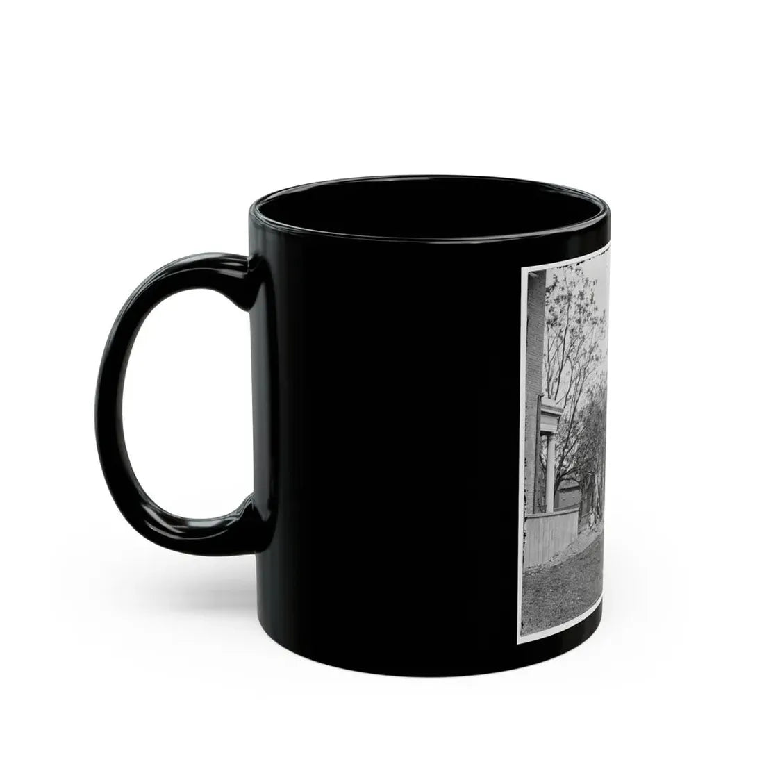 Richmond, Va. Monumental Church (U.S. Civil War) Black Coffee Mug - Go Mug Yourself