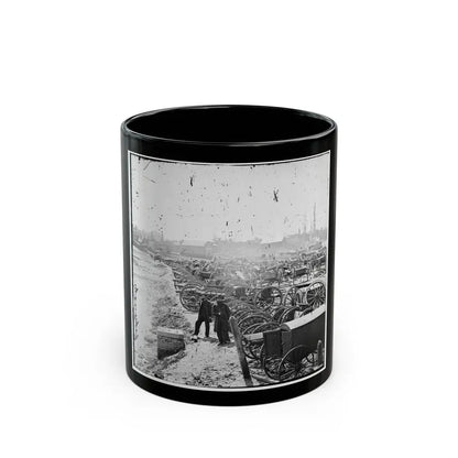 Richmond, Va. Park Of Captured Guns At Rocketts (U.S. Civil War) Black Coffee Mug 11oz - Go Mug Yourself