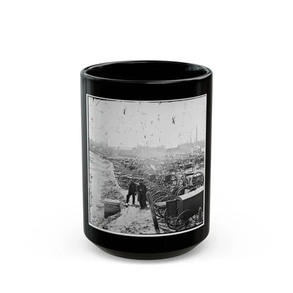 Richmond, Va. Park Of Captured Guns At Rocketts (U.S. Civil War) Black Coffee Mug 15oz - Go Mug Yourself