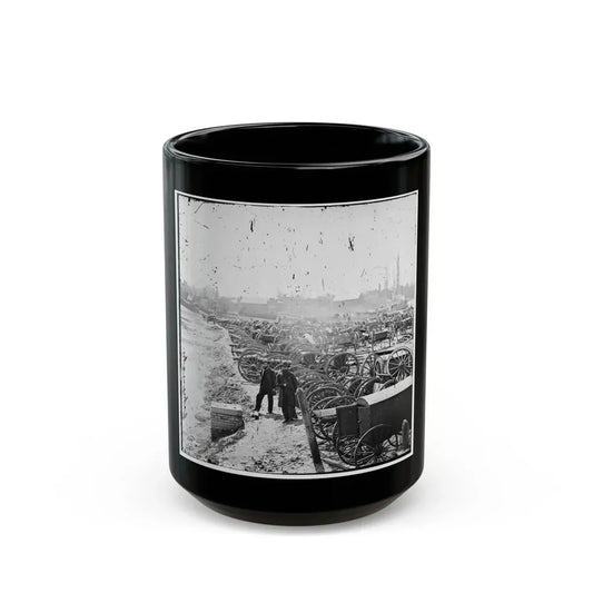 Richmond, Va. Park Of Captured Guns At Rocketts (U.S. Civil War) Black Coffee Mug 15oz - Go Mug Yourself
