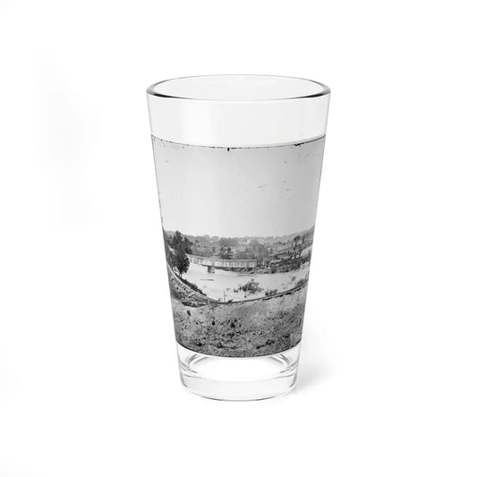 Richmond, Va. Railroad Bridge And Old Dominion Iron And Nail Works On Belle Isle (U.S. Civil War) Pint Glass 16oz 16oz - Go Mug Yourself