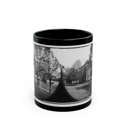 Richmond, Va. Residence Of Alexander H. Stephens, Vice President, C.S.A. (U.S. Civil War) Black Coffee Mug 11oz - Go Mug Yourself