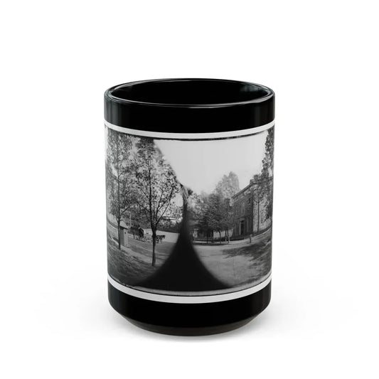 Richmond, Va. Residence Of Alexander H. Stephens, Vice President, C.S.A. (U.S. Civil War) Black Coffee Mug 15oz - Go Mug Yourself