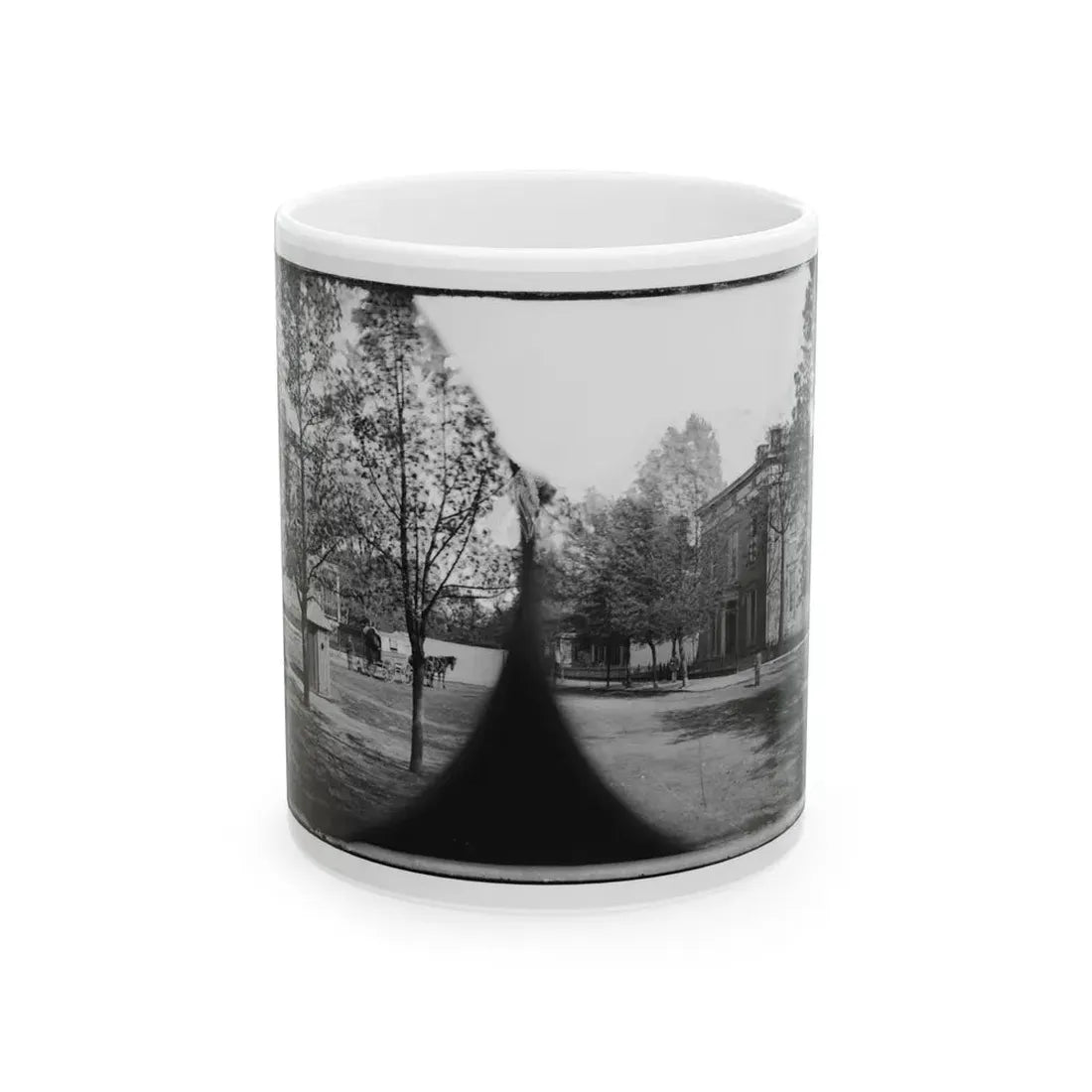 Richmond, Va. Residence Of Alexander H. Stephens, Vice President, C.S.A. (U.S. Civil War) White Coffee Mug 11oz - Go Mug Yourself