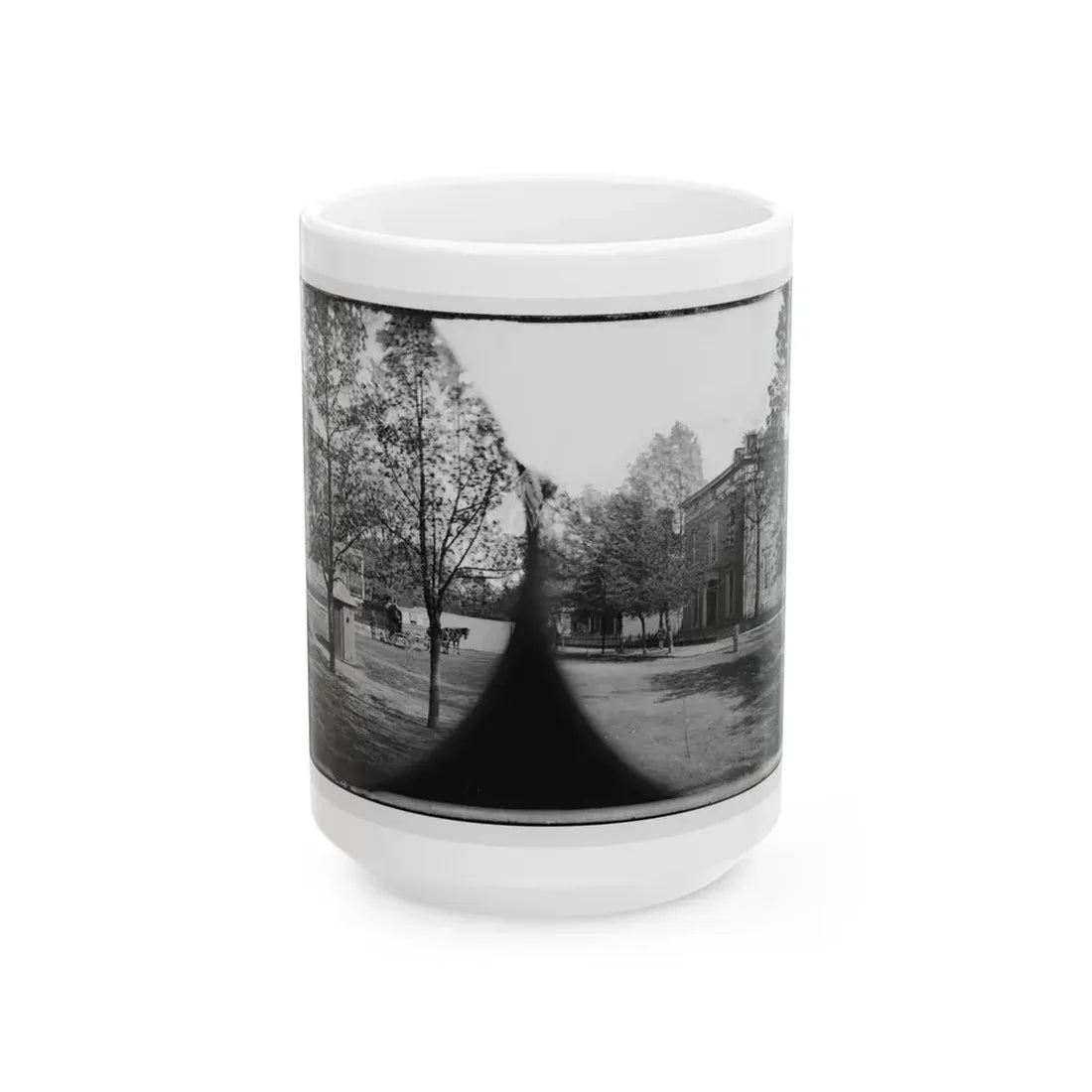 Richmond, Va. Residence Of Alexander H. Stephens, Vice President, C.S.A. (U.S. Civil War) White Coffee Mug 15oz - Go Mug Yourself