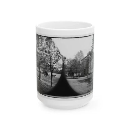 Richmond, Va. Residence Of Alexander H. Stephens, Vice President, C.S.A. (U.S. Civil War) White Coffee Mug 15oz - Go Mug Yourself