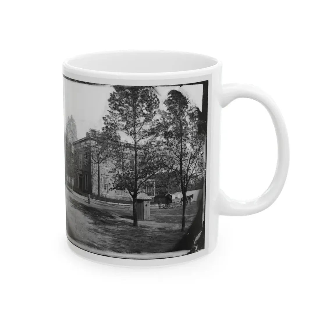 Richmond, Va. Residence Of Alexander H. Stephens, Vice President, C.S.A. (U.S. Civil War) White Coffee Mug - Go Mug Yourself