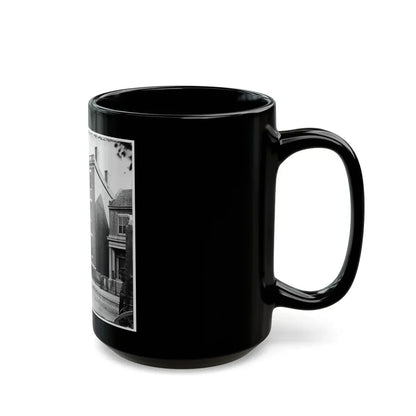 Richmond, Va. Residence Of Gen. Robert E. Lee (707 East Franklin Street) (U.S. Civil War) Black Coffee Mug - Go Mug Yourself