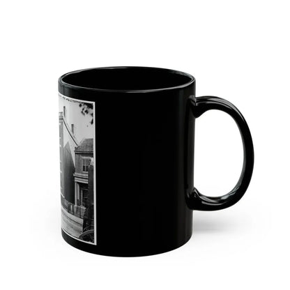 Richmond, Va. Residence Of Gen. Robert E. Lee (707 East Franklin Street) (U.S. Civil War) Black Coffee Mug - Go Mug Yourself