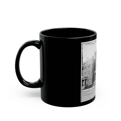 Richmond, Va. Residence Of Gen. Robert E. Lee (707 East Franklin Street) (U.S. Civil War) Black Coffee Mug - Go Mug Yourself