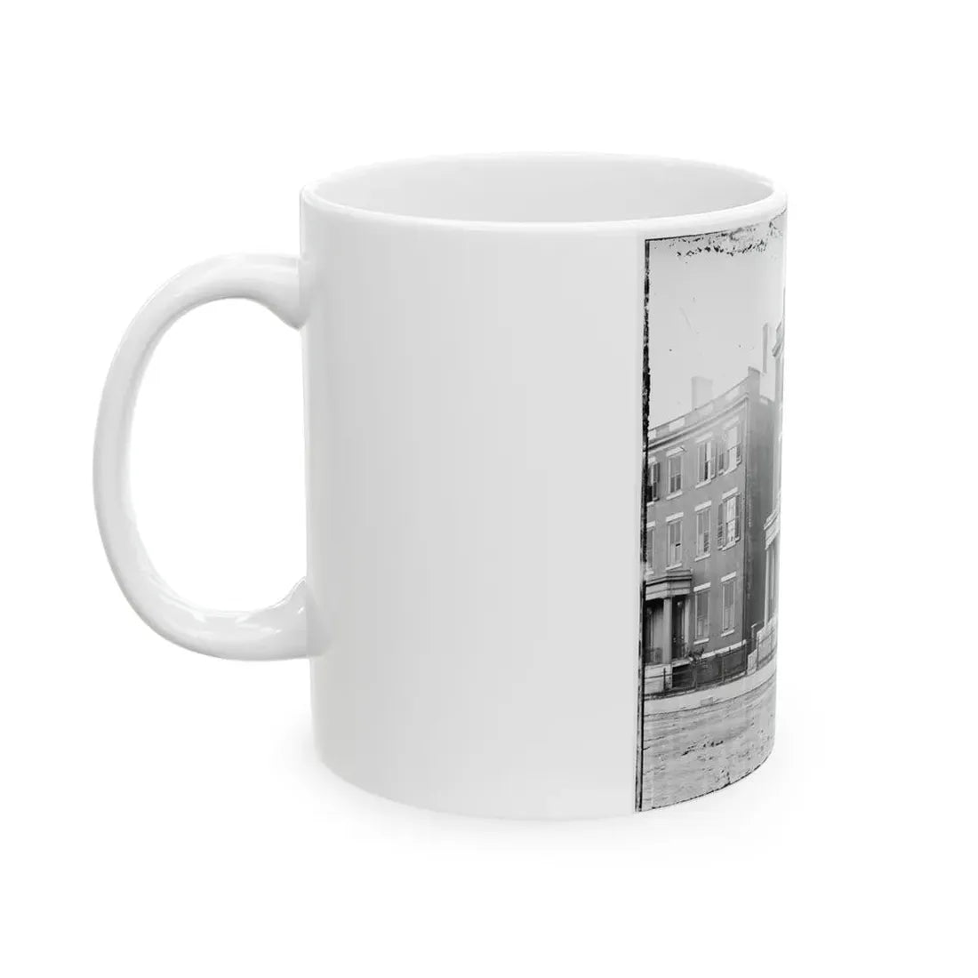 Richmond, Va. Residence Of Gen. Robert E. Lee (707 East Franklin Street) (U.S. Civil War) White Coffee Mug - Go Mug Yourself