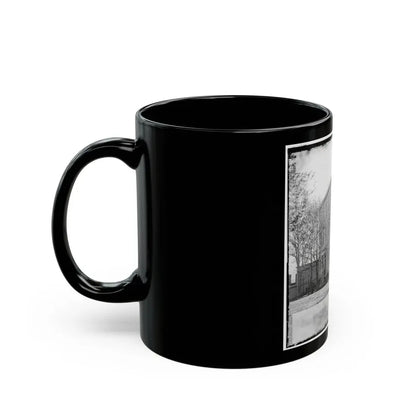 Richmond, Va. Residence Of Jefferson Davis (1201 East Clay Street); A Closer View (U.S. Civil War) Black Coffee Mug - Go Mug Yourself