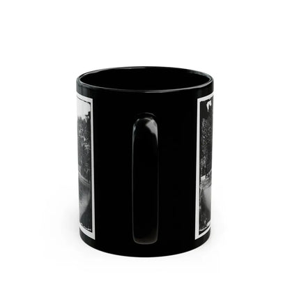 Richmond, Va. Residence Of Jefferson Davis (1201 East Clay Street) (U.S. Civil War) Black Coffee Mug - Go Mug Yourself
