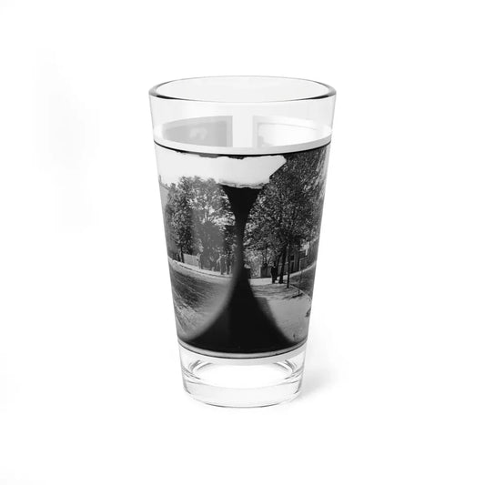 Richmond, Va. Residence Of Jefferson Davis (1201 East Clay Street) (U.S. Civil War) Pint Glass 16oz 16oz - Go Mug Yourself