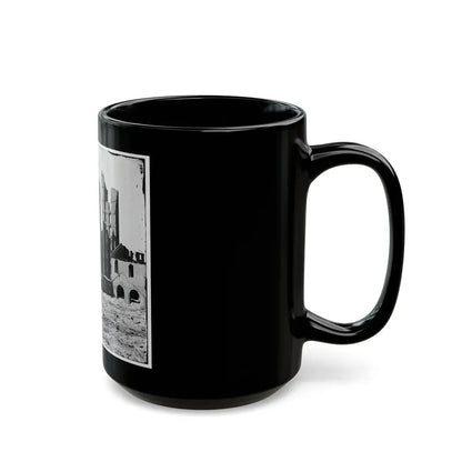 Richmond, Va. Ruined Buildings In The Burned District (U.S. Civil War) Black Coffee Mug - Go Mug Yourself