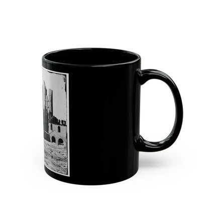 Richmond, Va. Ruined Buildings In The Burned District (U.S. Civil War) Black Coffee Mug - Go Mug Yourself