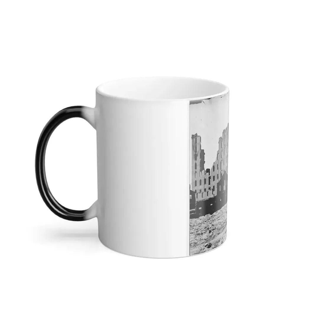 Richmond, Va. Ruined Buildings in the Burned District (U.S. Civil War) Color Changing Coffee Mug 11oz - Go Mug Yourself
