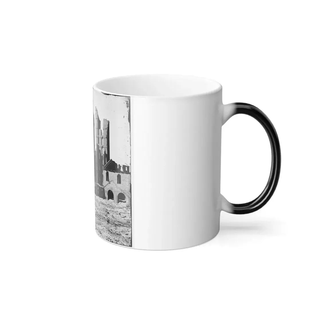 Richmond, Va. Ruined Buildings in the Burned District (U.S. Civil War) Color Changing Coffee Mug 11oz - Go Mug Yourself