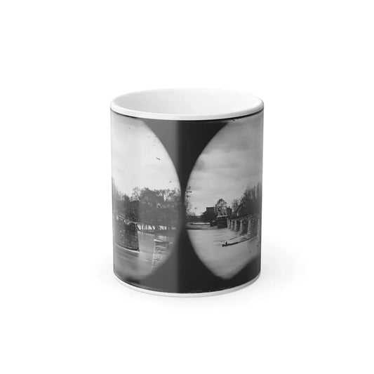 Richmond, Va. Ruins of Mayo's Bridge (U.S. Civil War) Color Changing Coffee Mug 11oz Default Title 11oz - Go Mug Yourself