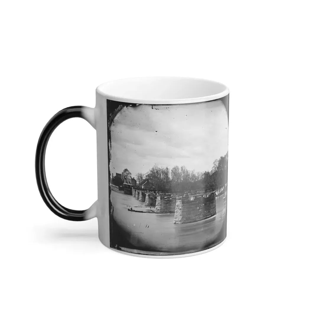 Richmond, Va. Ruins of Mayo's Bridge (U.S. Civil War) Color Changing Coffee Mug 11oz - Go Mug Yourself