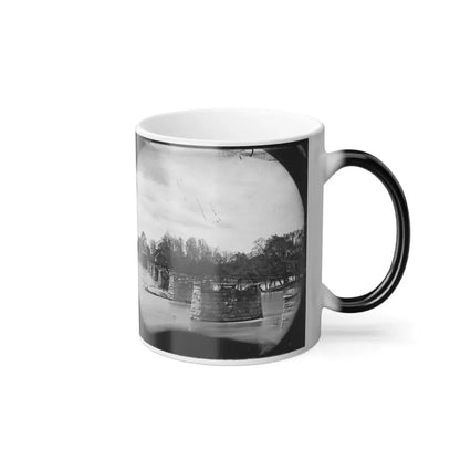 Richmond, Va. Ruins of Mayo's Bridge (U.S. Civil War) Color Changing Coffee Mug 11oz - Go Mug Yourself