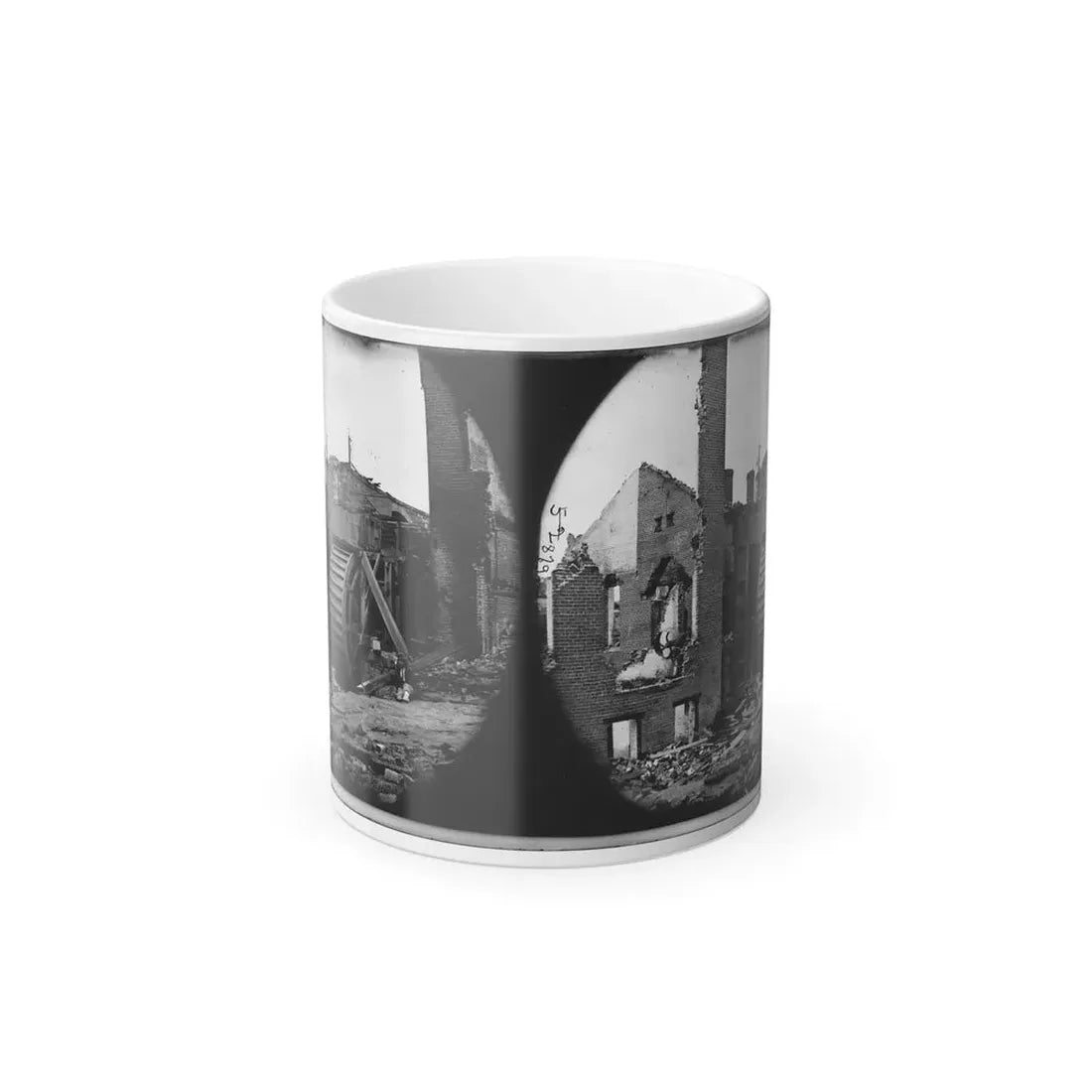 Richmond, Va. Ruins of Paper Mill With Water-Wheel; Another View (U.S. Civil War) Color Changing Coffee Mug 11oz Default Title 11oz - Go Mug Yourself