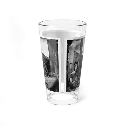 Richmond, Va. Ruins Of Paper Mill With Water-Wheel; Another View (U.S. Civil War) Pint Glass 16oz - Go Mug Yourself