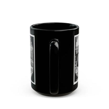 Richmond, Va. Ruins Of Paper Mill With Water-Wheel (U.S. Civil War) Black Coffee Mug - Go Mug Yourself