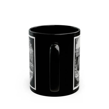 Richmond, Va. Ruins Of Paper Mill With Water-Wheel (U.S. Civil War) Black Coffee Mug - Go Mug Yourself
