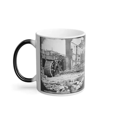 Richmond, Va. Ruins of Paper Mill With Water-Wheel (U.S. Civil War) Color Changing Coffee Mug 11oz - Go Mug Yourself