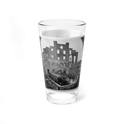 Richmond, Va. Ruins Of Paper Mill; Wrecked Paper-Making Machinery In Foreground (U.S. Civil War) Pint Glass 16oz - Go Mug Yourself