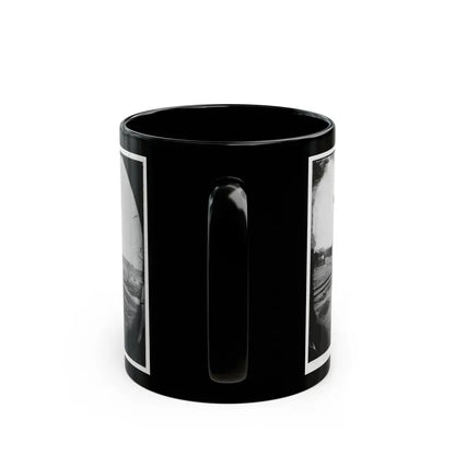 Richmond, Va. Ruins Of Richmond & Danville Railroad Bridge (U.S. Civil War) Black Coffee Mug - Go Mug Yourself