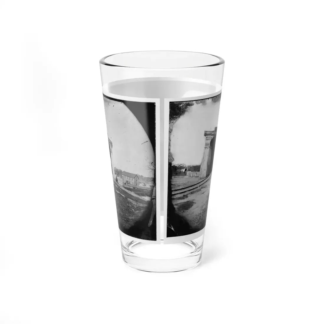 Richmond, Va. Ruins Of Richmond & Danville Railroad Bridge (U.S. Civil War) Pint Glass 16oz - Go Mug Yourself