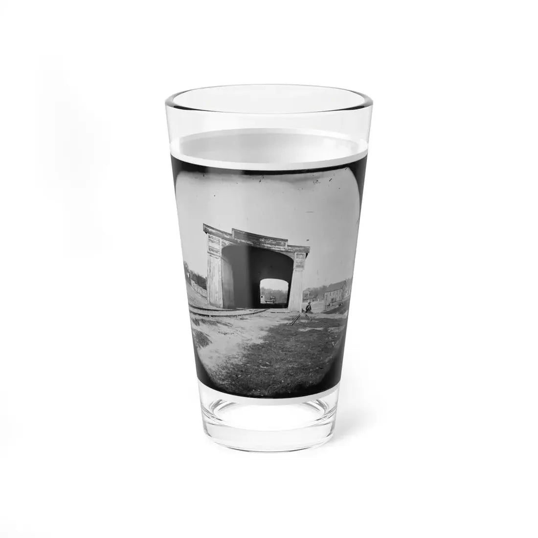 Richmond, Va. Ruins Of Richmond & Danville Railroad Bridge (U.S. Civil War) Pint Glass 16oz - Go Mug Yourself