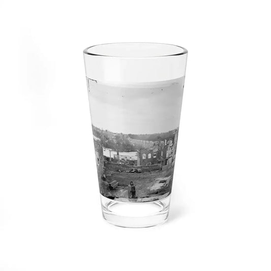 Richmond, Va. Ruins Of Richmond & Petersburg Railroad Bridge; South Bank Of The James Beyond (U.S. Civil War) Pint Glass 16oz 16oz - Go Mug Yourself