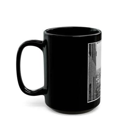 Richmond, Va. Ruins Of Richmond & Petersburg Railroad Bridge (U.S. Civil War) Black Coffee Mug - Go Mug Yourself