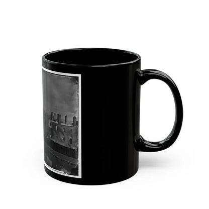 Richmond, Va. Ruins Of State Arsenal From The Canal (U.S. Civil War) Black Coffee Mug - Go Mug Yourself