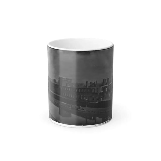 Richmond, Va. Ruins of State Arsenal From the Canal (U.S. Civil War) Color Changing Coffee Mug 11oz Default Title 11oz - Go Mug Yourself