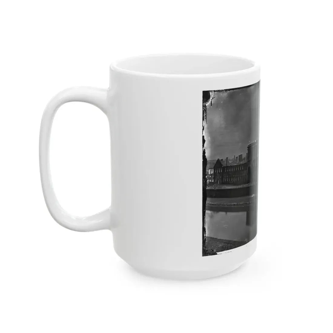 Richmond, Va. Ruins Of State Arsenal From The Canal (U.S. Civil War) White Coffee Mug - Go Mug Yourself