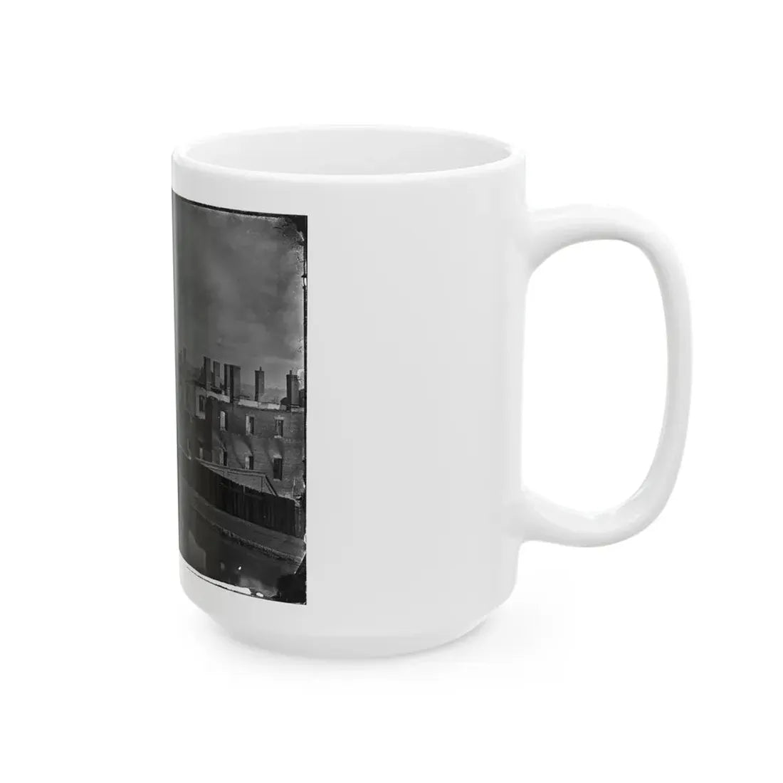 Richmond, Va. Ruins Of State Arsenal From The Canal (U.S. Civil War) White Coffee Mug - Go Mug Yourself