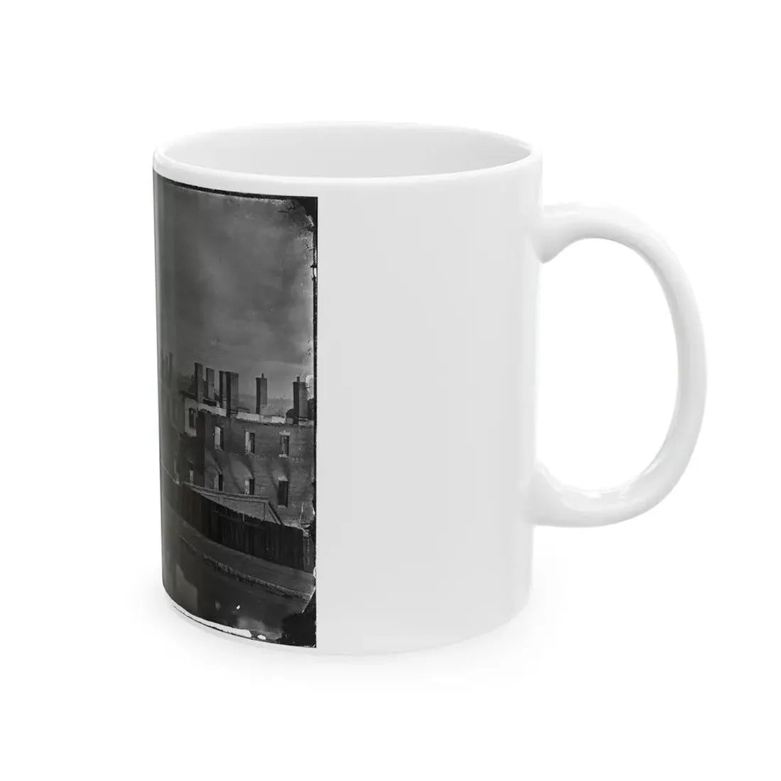 Richmond, Va. Ruins Of State Arsenal From The Canal (U.S. Civil War) White Coffee Mug - Go Mug Yourself