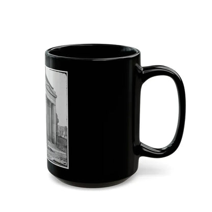 Richmond, Va. Ruins Of The Exchange Bank (Main Street) With The Facade Nearly Intact (U.S. Civil War) Black Coffee Mug - Go Mug Yourself