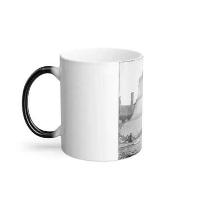 Richmond, Va. Ruins of the Exchange Bank (Main Street) With the Facade Nearly Intact (U.S. Civil War) Color Changing Coffee Mug 11oz - Go Mug Yourself